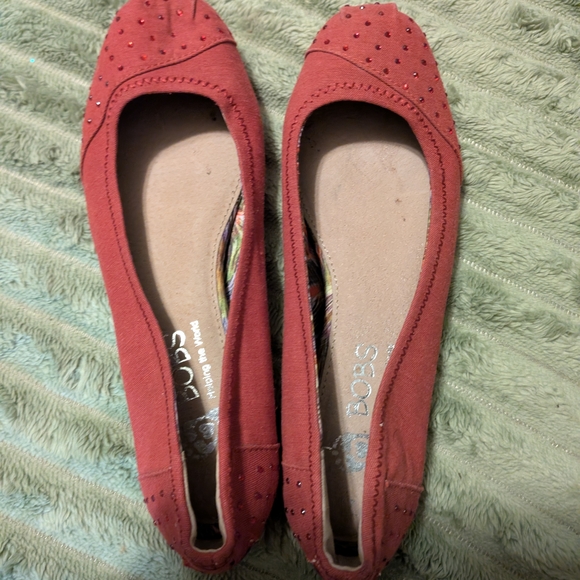 BOBS from Skechers Shoes - Bob's Women's Red Ballet Flats Size 7